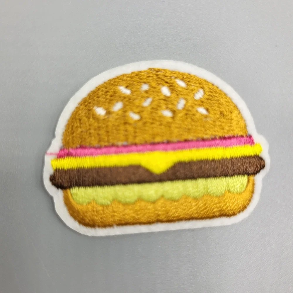 Food Patches Lot of 8 Piece Kraft Set Pizza Burger Cupcake Ice Cream Multicolor